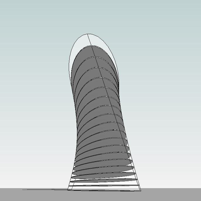 Modeling a 20 story building Dynamic simple form ( Coming Soon )